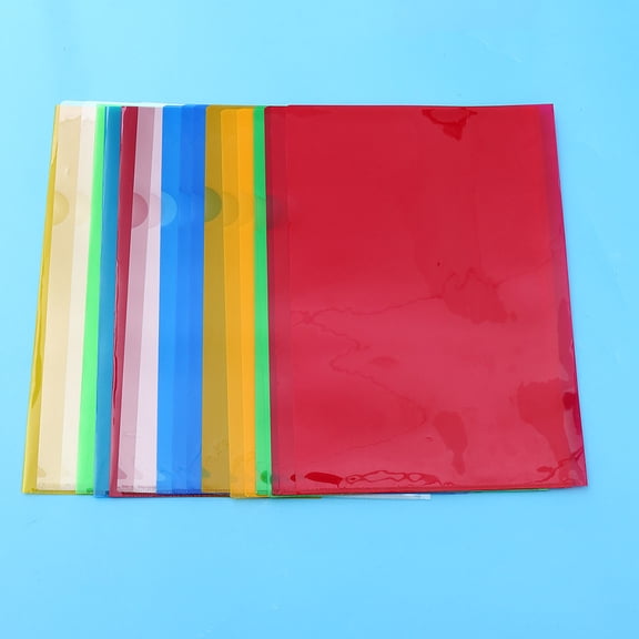 LOLIPPYY 40Pcs Plastic Folder Clipboard for School Use Outdoor Use