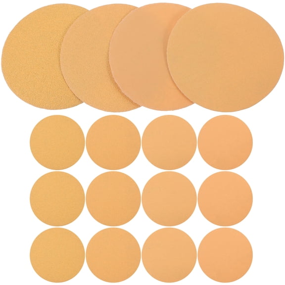 LOLIPPYY 40Pcs Sanding Paper Pad Assorted Grits for Polishing Car Paint Wood Beige