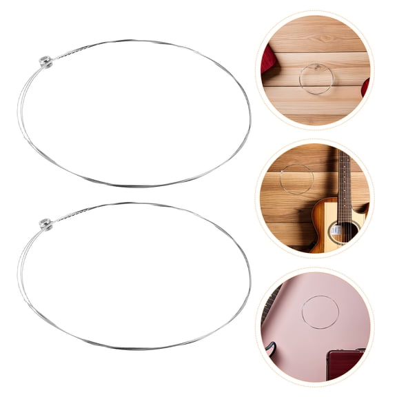 LOLIPPYY 40Pcs Steel Guitar String Set Acoustic Guitar Strings for Versatile Music Instrument Replacement