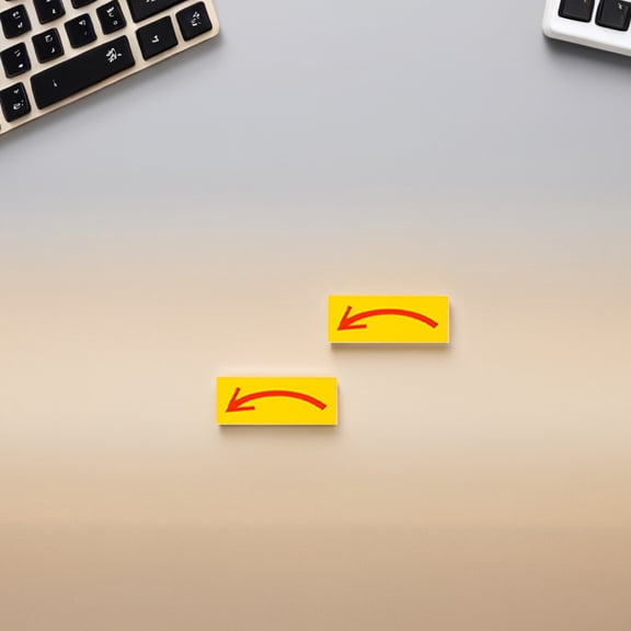 LOLIPPYY 40Pcs Yellow Floor Markers Signs Strong Adhesive Directional Stickers for Home and Commercial Use