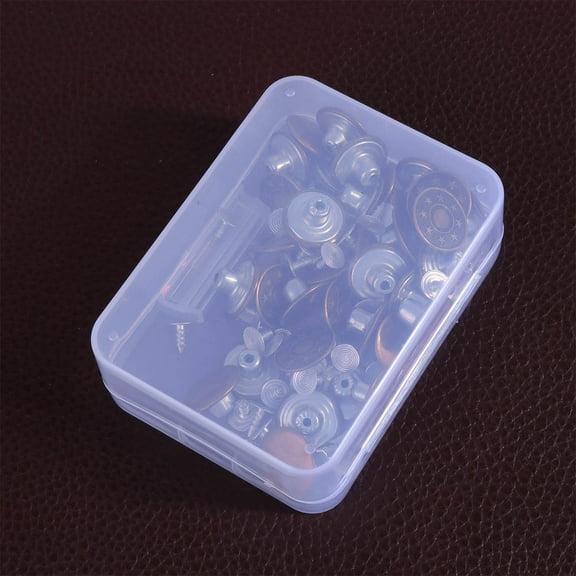 LOLIPPYY 40Set Assorted Color Jean Buttons Metal Base Thick Reinforced Rivets for Clothing Use