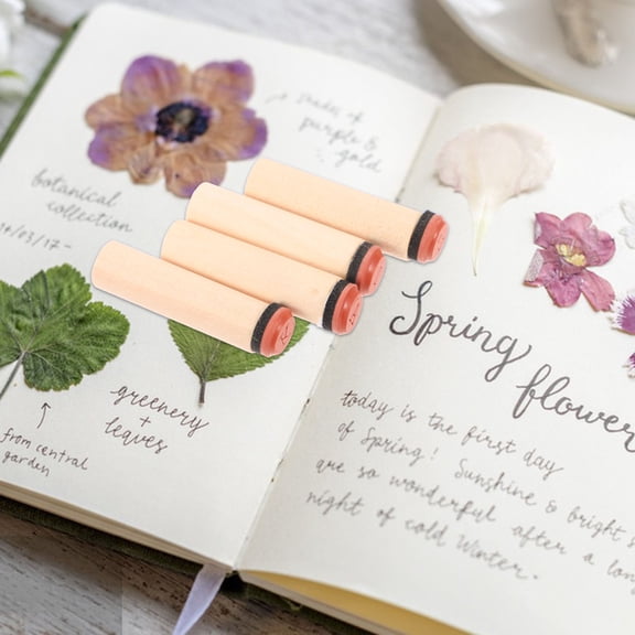 LOLIPPYY 40pcs DIY Scrapbooking Stamper Assorted Color for Journal Decoration