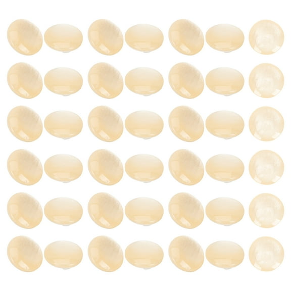 LOLIPPYY 40pcs Multipurpose Beige Sewing Buttons for Crafts, Coats, Decorative Use, and Stylish Crafting Supplies