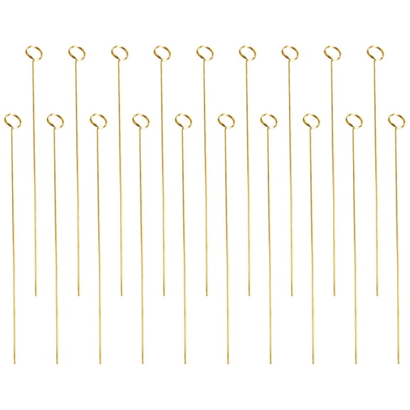 LOLIPPYY 40pcs Photo Stick Clip For Floral Card Holder Pick Golden Metal Greeting Card Insertion Weddings Holidays