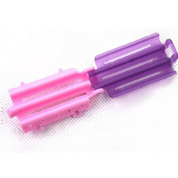 LOLIPPYY 45Pcs Styling Curler Rosy Color Easy to Use Hair Styler for Beautiful