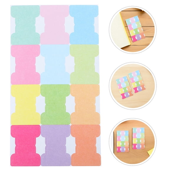 LOLIPPYY 480PCS Monthly Planner Tabs Stickers, Self-Adhesive Notebook Markers for Schedule Organization & Time Management