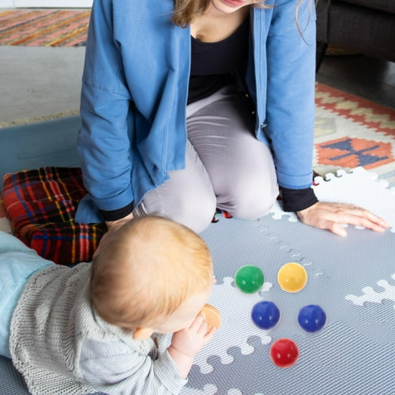 LOLIPPYY 48Pcs Solid Colored Ball Replacement for Games Ball Toys in Festivals