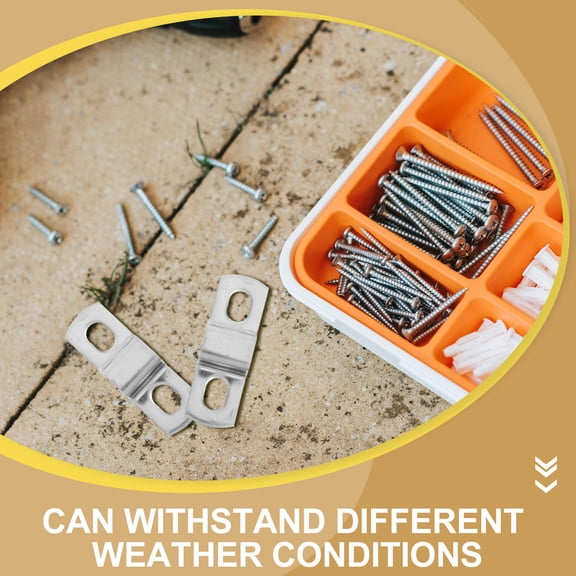 LOLIPPYY 4PCS Pipe Support Bracket U Brackets Stainless Steel for Structural Supports