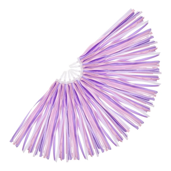 LOLIPPYY Set of 4 Violet Plastic PP Bike Streamers for Holiday Decorations and Outdoor Fun