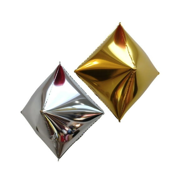 LOLIPPYY 4-Piece 4D Foil Balloon Set for Wedding Party Decorations, Assorted Colors, Ideal for Celebrations and Events