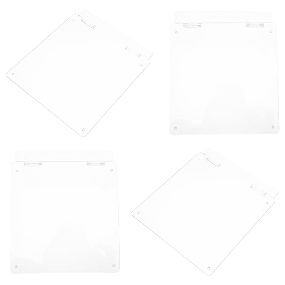 LOLIPPYY 4-Pack Transparent Plastic Air Conditioner Covers Protector for Home Water Heater Control