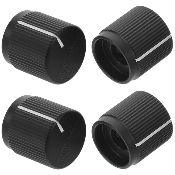 LOLIPPYY 4Pcs Aluminum Alloy Potentiometer Volume Knobs for Smooth Control on Electric Guitars