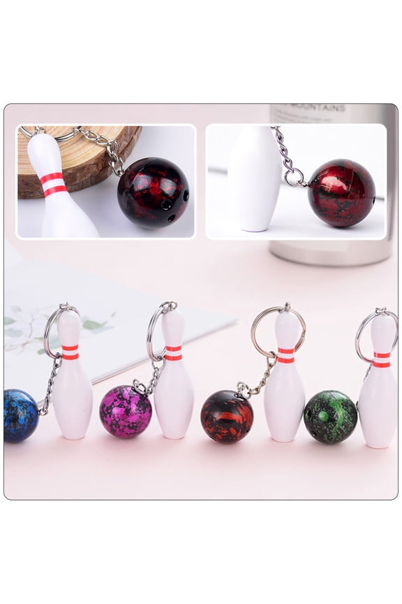 4Pcs Assorted Color Decorative Bowl Keys Keychains with Excellent Craft and Fashion Look
