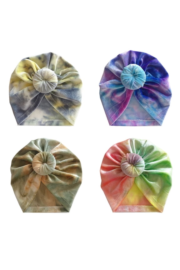 4-Pack Assorted Color Cute Christmas Hats Comfortable Decorative Caps for Casual Wear and Sports Activities