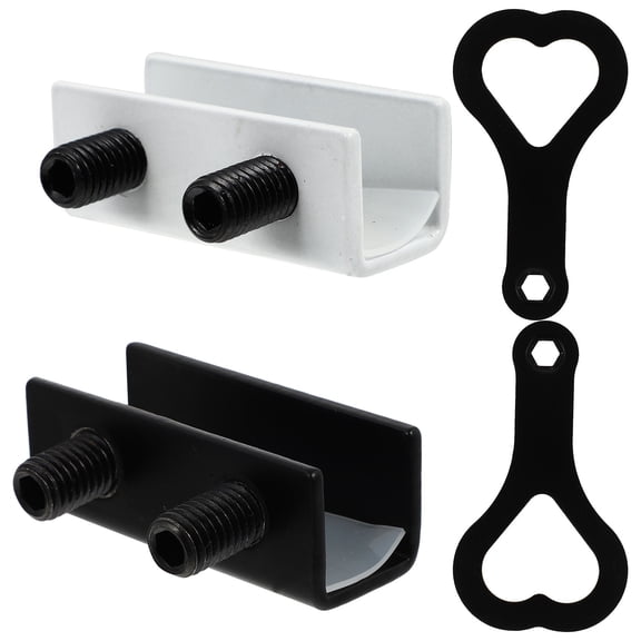 LOLIPPYY 4-Pack Stainless Steel Door Locks Assorted Colors for Home Security and Household Set