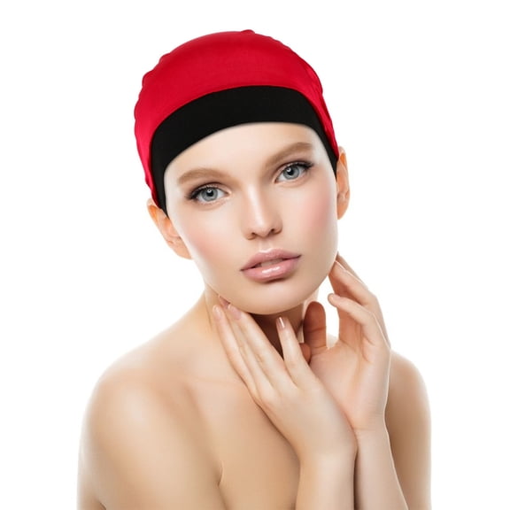 LOLIPPYY 4Pcs Assorted Color Wig Liners Stretch Dome Caps Protect Hair Secure Natural Hair