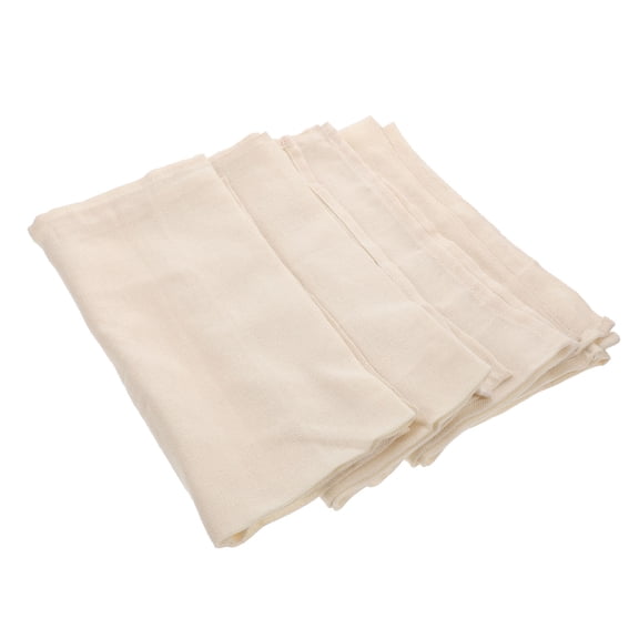 LOLIPPYY 4Pcs Bean Curd Cheesecloth White Cotton Muslin Reusable Fabric for Home Use
