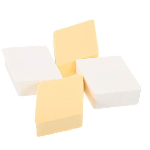 LOLIPPYY Heart Shape Makeup Sponges Assorted Colors Hydrophilic PU for Foundation 4Pcs