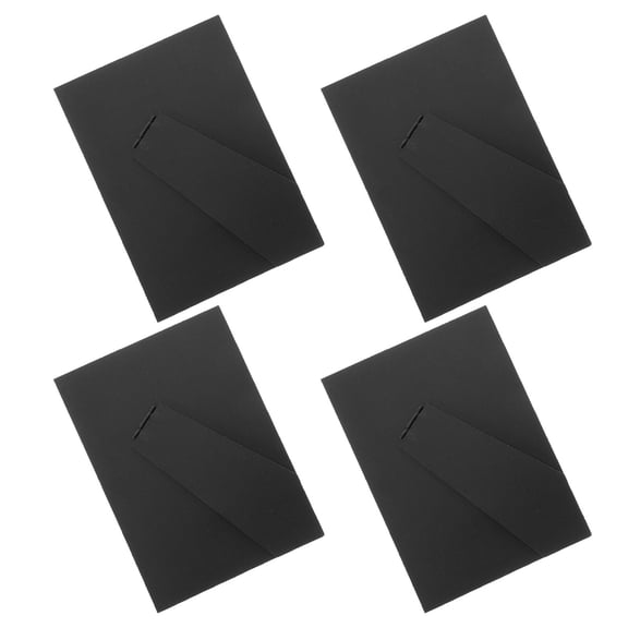 LOLIPPYY 4Pcs Black Easel Back for Picture Frame Stable Support with Modern Artistic Appeal