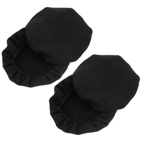 LOLIPPYY 4Pcs Black Elastic Headphone Ear Cup Cover Protective Stretch Headset Accessory