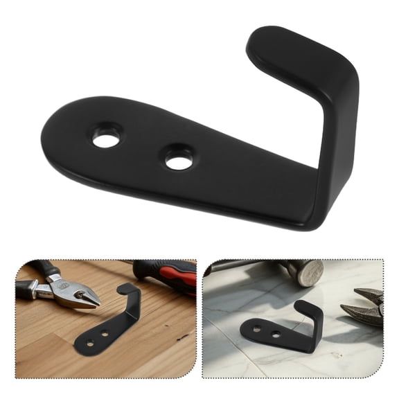 LOLIPPYY Metal Bunk Bed Ladder Brackets Black for Home Secure Attachment Smooth Finish