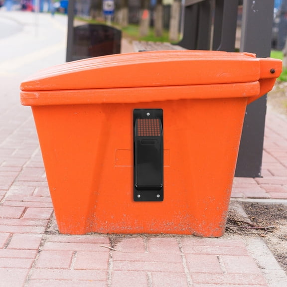 LOLIPPYY 4-Pack Black Plastic Vent Containers with Louvered Covers for Weatherproof Cargo and Equipment Ventilation