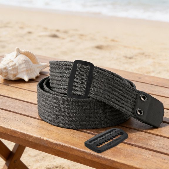 LOLIPPYY 4Pcs Black Plastic Scuba Belt Buckle Quick Release Dive Weight Belt Accessories