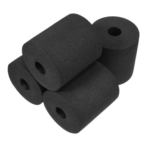 LOLIPPYY 4Pcs Black Sponge Roller Replacement for Glue Machine Manual Glue Roller Accessory