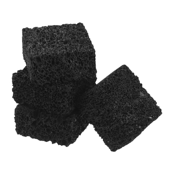 LOLIPPYY 4Pcs Black Volcanic Stone Fragrance Diffuser Stones for Home Aromatherapy and Yoga Relaxation