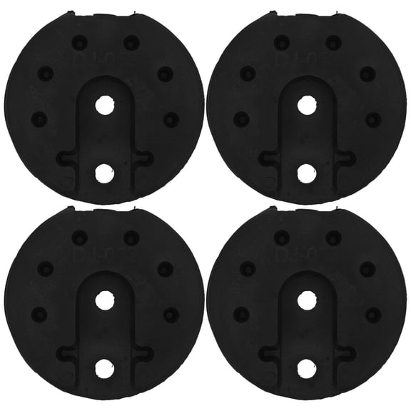 LOLIPPYY 4Pcs Black Weighted Floor Lamp Base for Table Lamp Use Enhanced Stability Rust Resistant