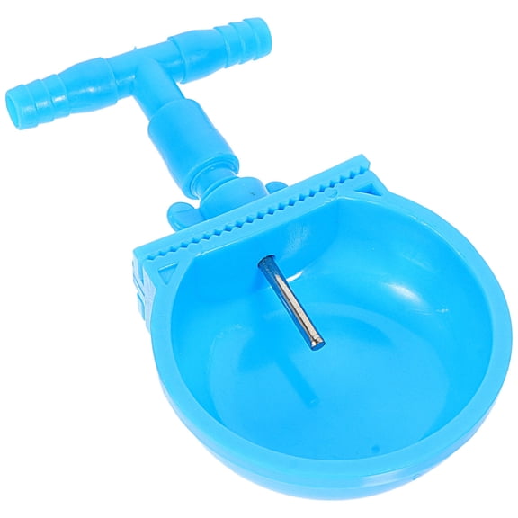 LOLIPPYY 4Pcs Blue Plastic Rabbit Drinking Bowls Leak Proof Large Capacity Pet Water Dispensers