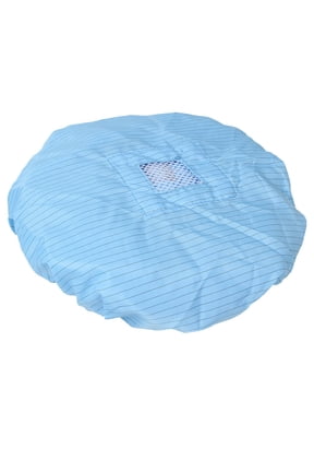 4-Pack Breathable Polyester Work Caps with Anti-Static for Electronics, Solar Energy, and Industrial Use