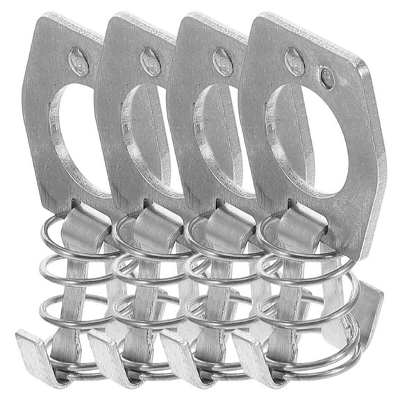 LOLIPPYY 4Pcs Cabinet Latch Lock For Internal Door Steel Compact Design Security Door Latch