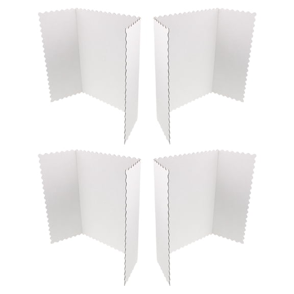 LOLIPPYY Portable White Trifold Display Board for Student and Business Projects