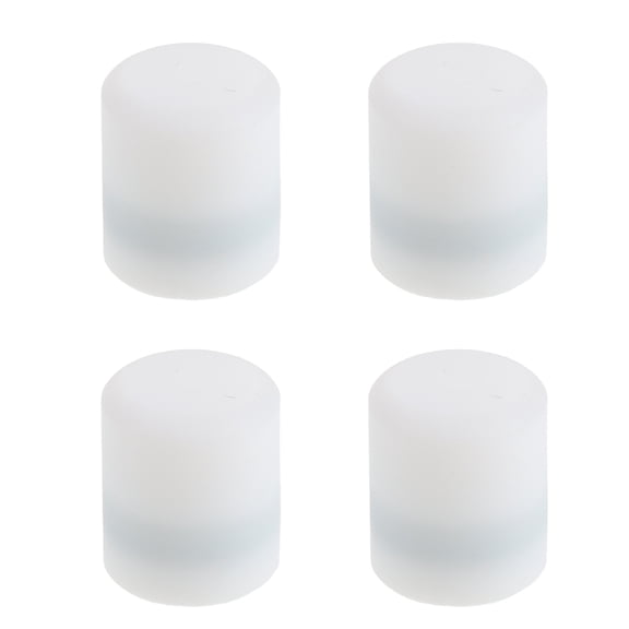 LOLIPPYY 4-Pack White Chemical Analysis Tube Caps for Environmental Sampling and Laboratory Use, and Versatile