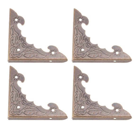 LOLIPPYY 4Pcs Children Corner Protector Wooden Retro Style for Furniture Decoration