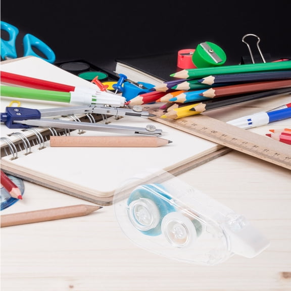 LOLIPPYY 4Pcs Clear Adhesive Dots Double Sided Tape Roller for Scrapbooking and Crafting