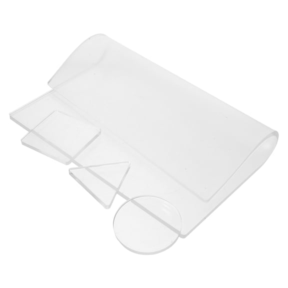 LOLIPPYY Set of 4 Clear Gel Printing Plates for Crafting, Compatible with Water-Based and Oil-Based Inks, Ideal for Printmaking