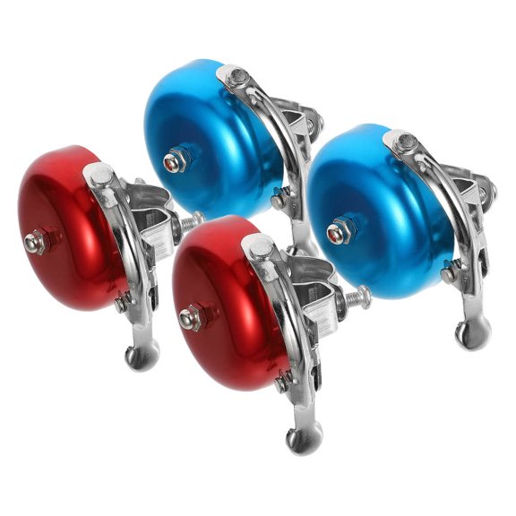 LOLIPPYY 4Pcs Convenient Anti Loss Bike Bell with High Strength Spring for Cycling Use