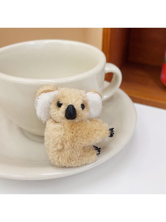 Koala Plush Claw Clips Secure Grip and Strong Materials for Versatile Use