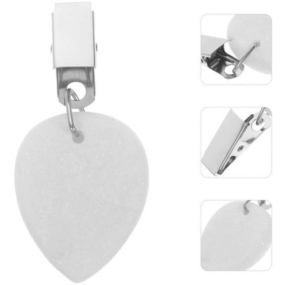 LOLIPPYY 4Pcs Delicate Table Cloth Weights Stone Windproof for Home Picnic