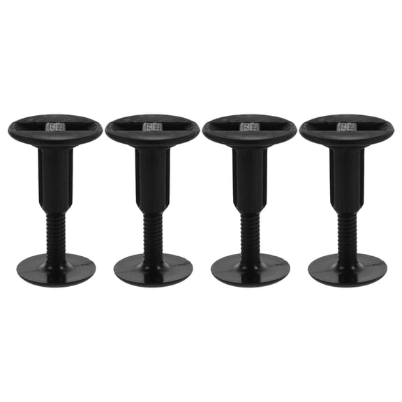 LOLIPPYY 4Pcs Detachable Black Surfboard Leash Plugs Plastic Strong Secure Fit for Surf and Paddle Boards