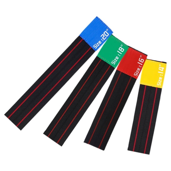 LOLIPPYY 4Pcs Drum Cymbal Mute Circles for Practice Quiet Dampening Elastic Belt Set