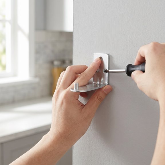 LOLIPPYY 4Pcs Metal Fire Extinguisher Hook for Wall with Stable Frame for Office and Workshop
