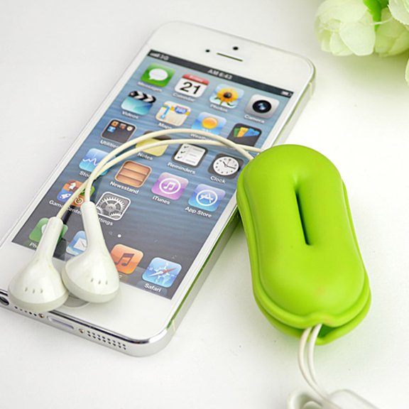 LOLIPPYY 4Pcs Earbuds Pouch Bag Portable Earbuds Cord Winder for Daily Storage Use