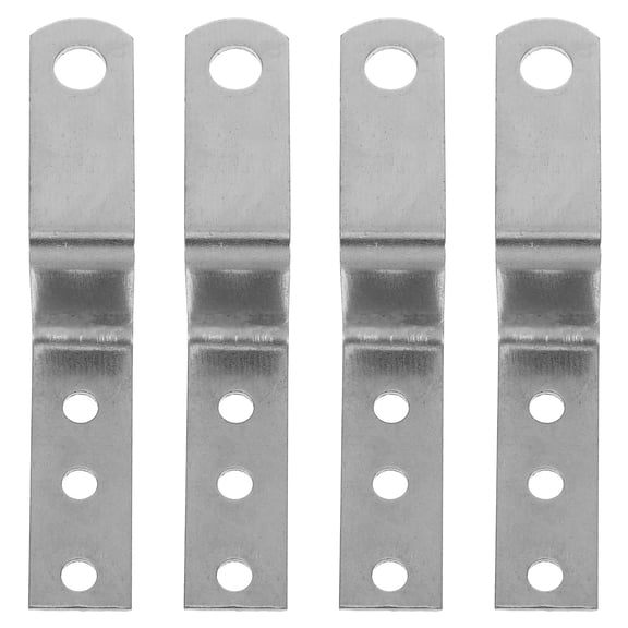 LOLIPPYY 4-Pack Metal Drawer Lock Brackets for Easy Installation on Furniture, Cabinets, and Photo Frames