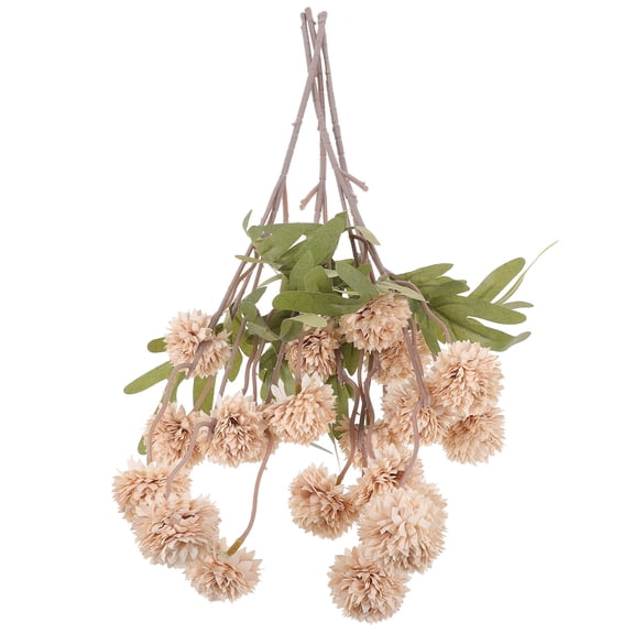 LOLIPPYY 4Pcs Elegant Artificial Dandelions for Wedding Layout and Party Decoration