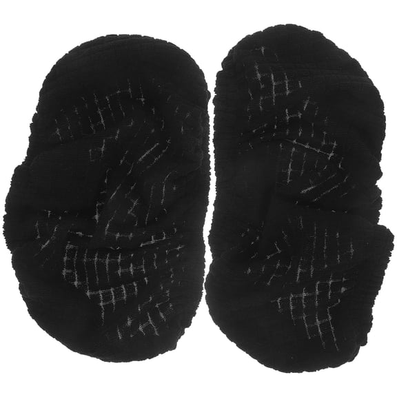 LOLIPPYY 4Pcs Ergonomic Armrest for Office Chair Black Polyester Stain Resistant Back to School