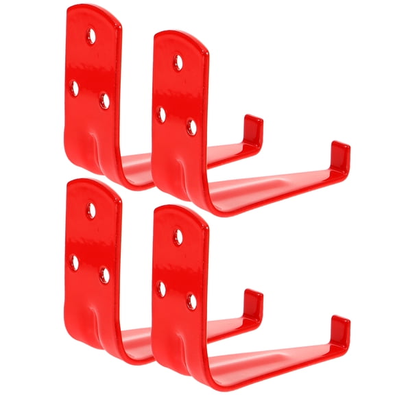 LOLIPPYY 4-Pack Retention Brackets with Iron Wall Mount for Secure Safety Storage