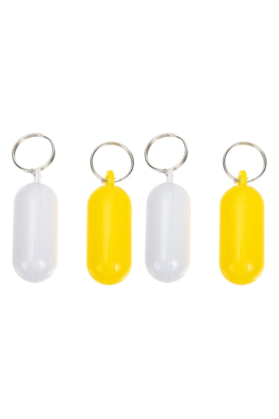 4Pcs Floating Key Holder Assorted Color ABS Zinc Alloy Floatable Sports Safety
